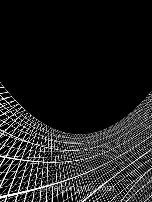 三维抽象线框数字山脉背景未来科技大数据技术概念abstractwireframe